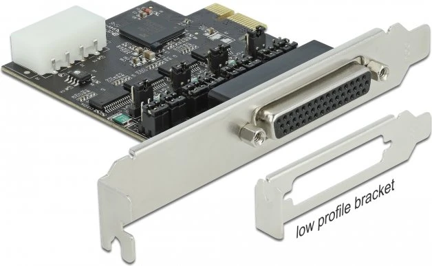 DeLOCK 4x seriell RS-232, PCIe 2.0 x1