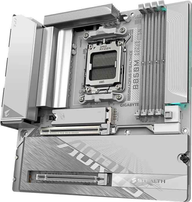 GIGABYTE B850M AORUS Stealth ICE (AMD AM5)