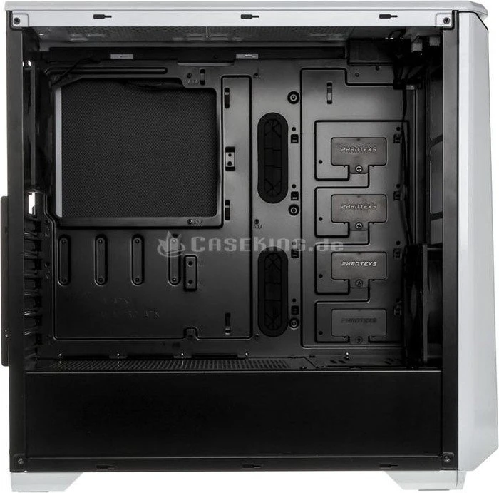 Phanteks Eclipse P400S Tempered Glass Edition weiß, Glasfenster, schallgedämmt