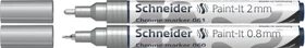 Schneider Paint-It 060/061 0.8/2mm Metallic Chrommarker chrome