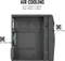 AeroCool Raider Mini V3 Black, Glasfenster Vorschaubild