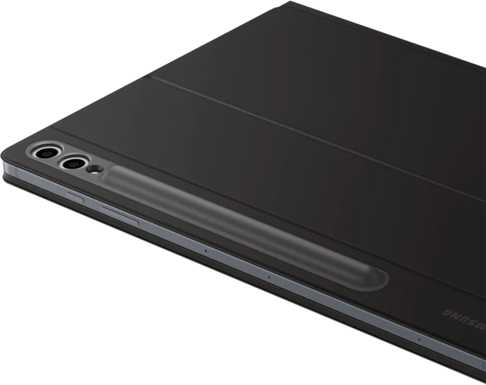 Samsung EF-DX825 Book Cover Keyboard mit AI-Taste für Galaxy Tab S9+ / S9 FE+ / S10+, schwarz, DE