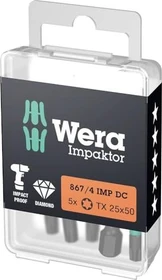 Wera 867/4 IMP DC Impaktor Torx Bit 1/4", T30x50mm, 1 Stück