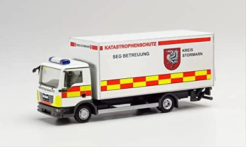 Herpa MAN TGS TM Zugmaschine mit Windleitblechen rot