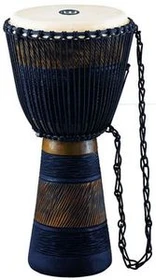 Meinl Original African Style Rope Tuned Wood Djembe Earth Rhythm Series Large
