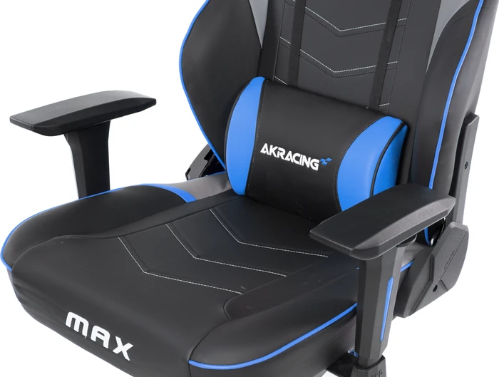 AKRacing Master Max Gamingstuhl, schwarz/grau/blau
