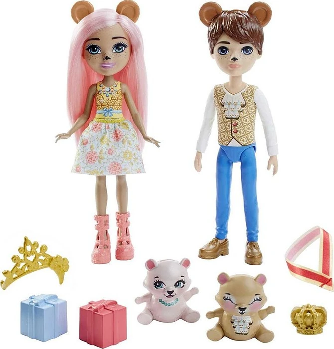 Mattel Enchantimals - Royals Braylee Bear & Bannon Bear