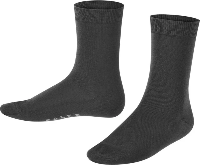 Falke Cotton Finesse Socken schwarz (Junior)