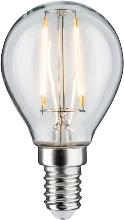 Paulmann Filament LED Tropfen E14 2.6W/827 warmweiß klar