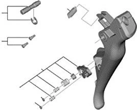 Shimano Ultegra Di2 2-fach Rennrad-Schalt-/Bremsgriff links