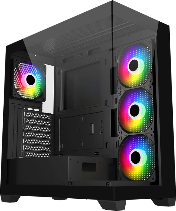 FSP M340 Black, Glasfenster