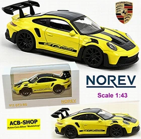 Norev Jet-Car Porsche 911 GT3 RS 2022 gelb/schwarz