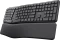 Trust Keyra Ergonomic Multi-Device Wireless Keyboard, schwarz, USB/Bluetooth, DE Vorschaubild