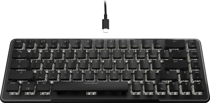 Turtle Beach Vulcan II Mini, schwarz, LEDs RGB, TITAN II OPTICAL RED, USB, US