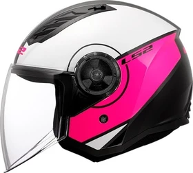 LS2 OF616 Airflow II Cover weiß/rosa/schwarz