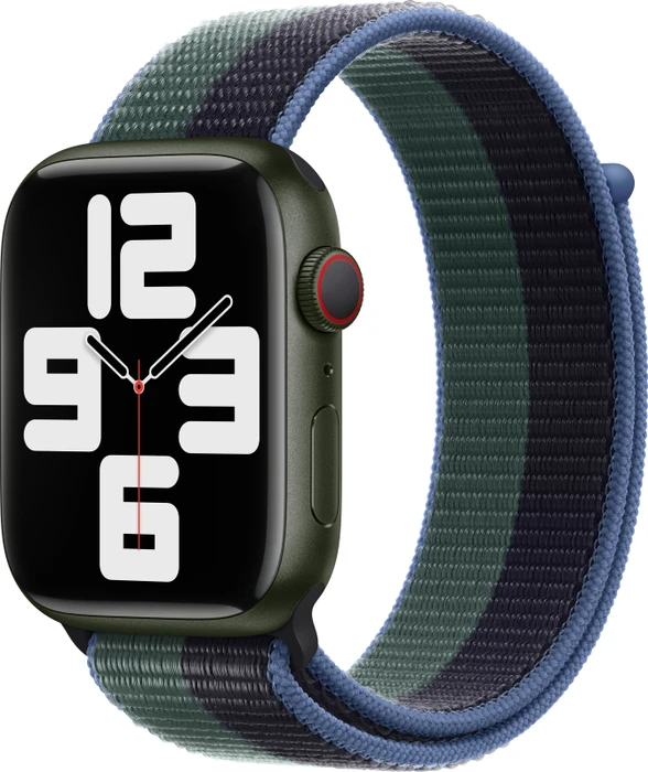 Apple Sport Loop für Apple Watch 45mm mitternacht/eukalyptus