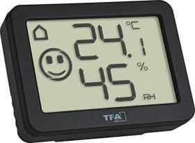 TFA Dostmann Thermo-Hygrometer schwarz, digital