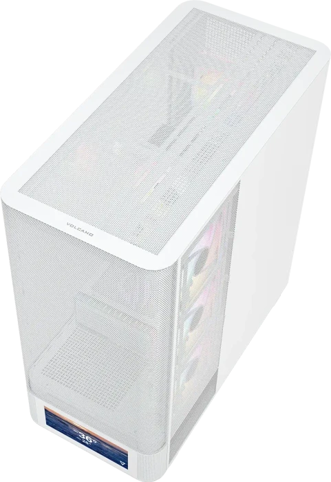 Modecom Volcano AQ500 ARGB White, Glasfenster