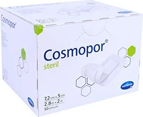 Hartmann Cosmopor steril Wundverband, 5 x 7.2cm, 50 Stück