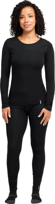 Jack Wolfskin Merino Funktionsshirt langarm schwarz (Damen)