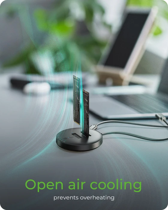 RaidSonic Icy Box IB-1612MCL-C31 Klon- und DockingStation für 2x M.2 NVMe SSD, USB-C 3.1