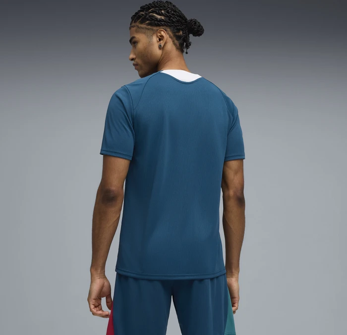 Puma FIFA WM 2026 Portugal Slim Trainingstrikot kurzarm ocean tropic/silver mist (Herren)