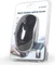Gembird Silent Wireless Optical Mouse schwarz/silber, USB-C Vorschaubild