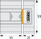 ABUS SR30 B EK braun, Querriegelschloss Vorschaubild