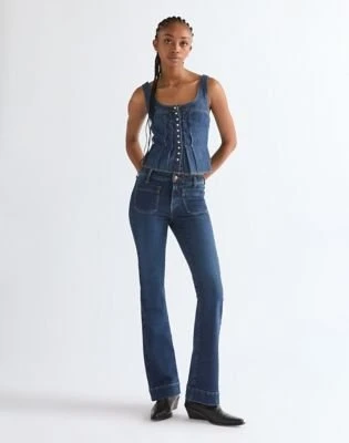 Wrangler Flare Jeans pioneer pop (Damen)