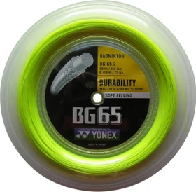 Yonex BG65 Badmintonsaite gelb 200m