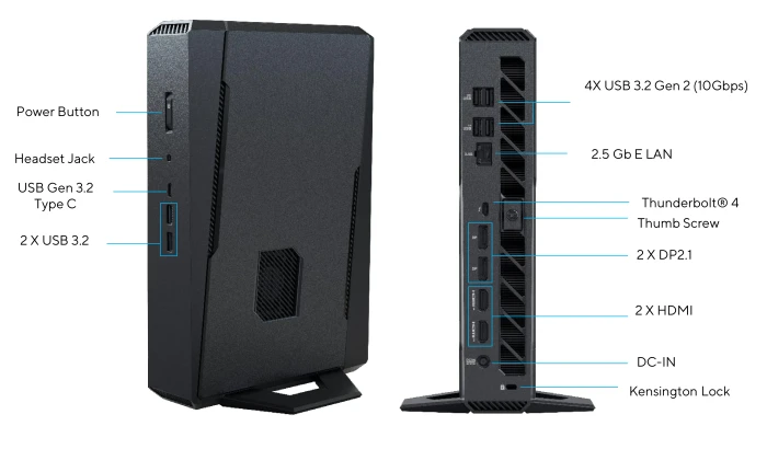 ASUS ROG NUC 15 Performance Kit - Jean Canyon - RNUC15JNK7X50002, GeForce RTX 5060, EU-Netzkabel