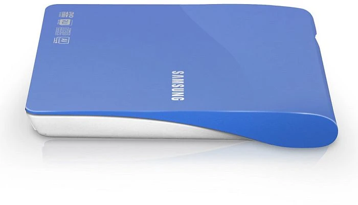 Samsung SE-208DB, SlimLine blau, USB 2.0