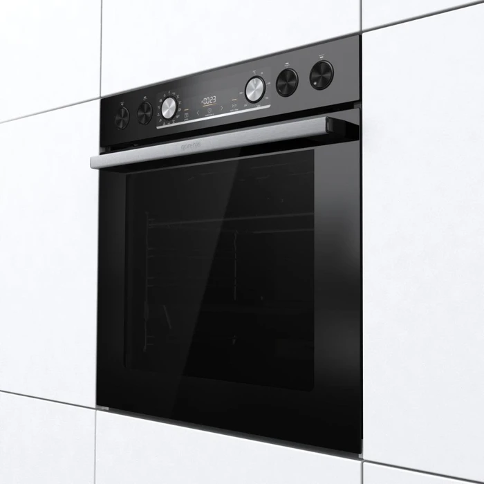 Gorenje Black Set 4 Pyrolyse (BCPX6737E05BG + ECD634X) Einbauherd-Set