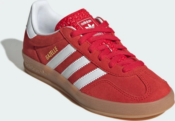 adidas Gazelle Indoor better scarlet/cloud white/gum (Junior)