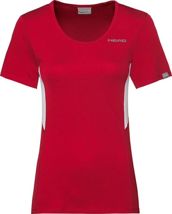 Head Club Tech Funktionsshirt kurzarm rot (Damen)