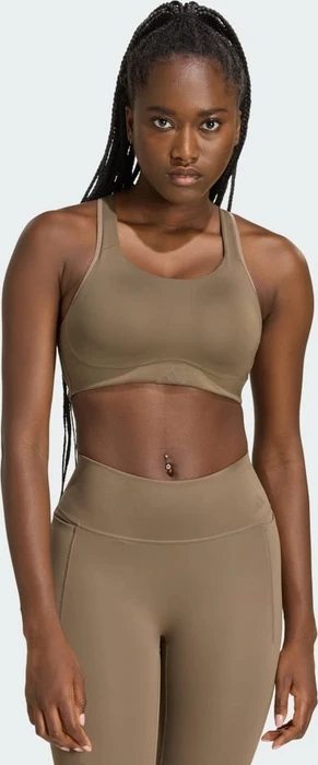 adidas Optime Sport-BH khaki six (Damen)