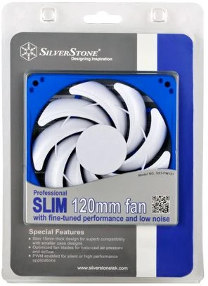 SilverStone FW121 blau/weiß, 120mm