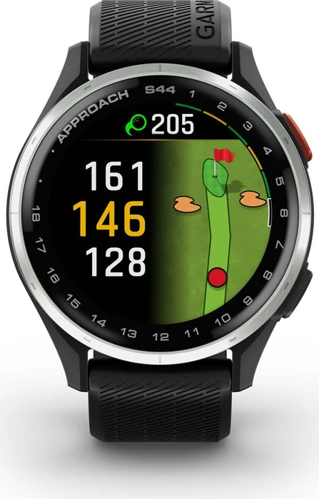 Garmin Approach S44 GPS-Golfuhr silber/schwarz