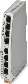 Phoenix Contact FL 1000 Industrial Railmount Switch 1008N, 8x RJ-45 (1085256)