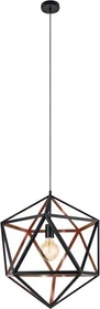 Eglo Embleton 1 Pendelleuchte 46cm schwarz/kupfer