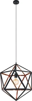 Eglo Embleton 1 Pendelleuchte 46cm schwarz/kupfer