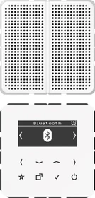 Jung Serie CD Smart Radio DAB+ Bluetooth Set Mono, alpinweiß