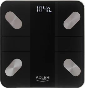 Adler AD 8186 digitale Körperanalysewaage schwarz