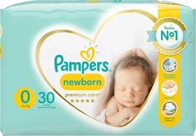 Pampers Premium Care Gr.0 Einwegwindel, 1-3kg, 30 Stück