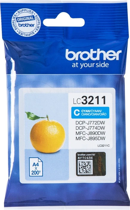 Brother Tinte LC3211C cyan