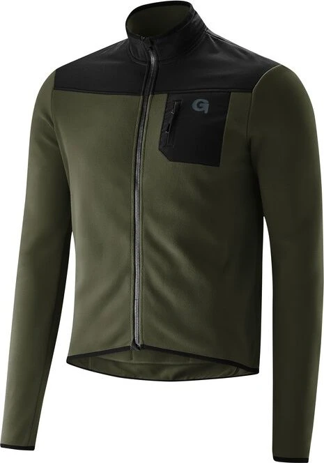 Gonso Adventure Jersey Fleece Trikot langarm dakota shadow (Herren)