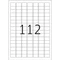 Herma Poweretiketten, 25.4x16.9mm, weiß, matt, 25 Blatt (2800 Etiketten) Vorschaubild