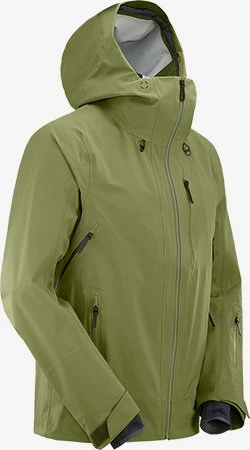 Salomon Outlaw 3L Shell Skijacke martini olive/olive night/ebony (Herren)