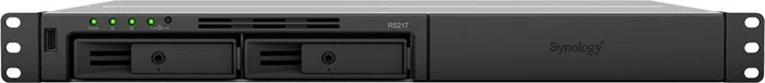 Synology RackStation RS217, 512MB RAM, 2x RJ-45 1000Base-T, 2x USB 3.0, 1HE