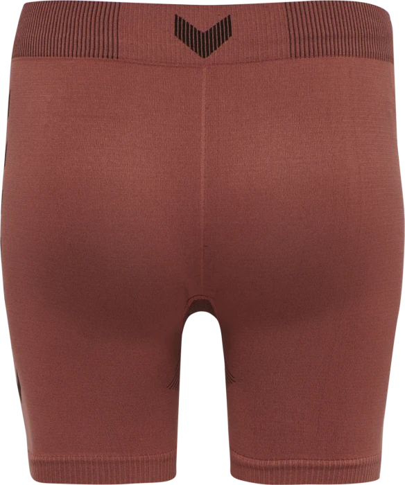 hummel Seamless Training Short Tights Hose kurz marsala (Damen)